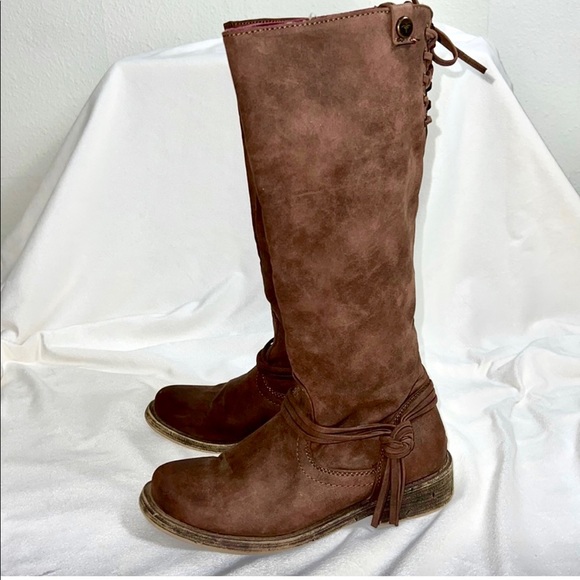 Roxy Shoes - Roxy Mountain & the seas rider knee high boots brown size 8